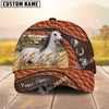 Unijames Personalized Horse Orange Brown Leather Style Cap (9 Breeds)