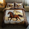 Autumn Trot 3-Piece Quilted Bedding Set NCU0VH1446