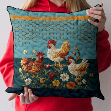 Barnyard Beauties Quilted Pillow Case NCU0DK5044