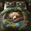 Bear Country 3-Piece Quilted Bedding Set NCU0DV3867