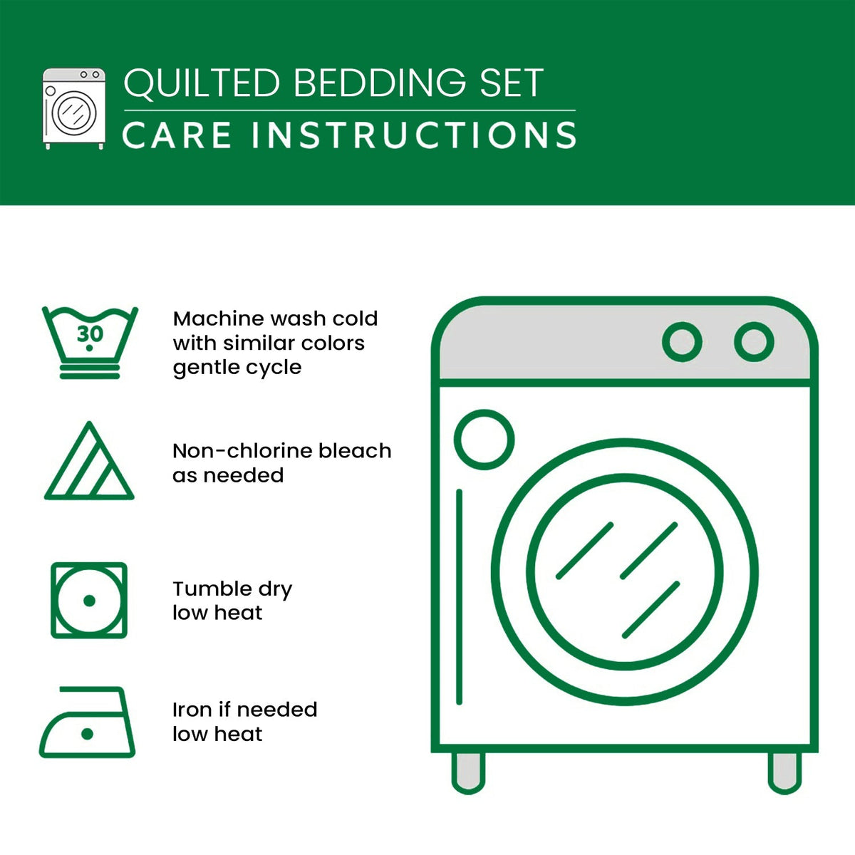 Texas Country Breeze 3-Piece Quilted Bedding Set NCU0DV5132