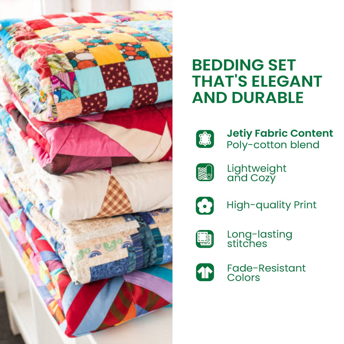 Cactus Sunset 3-Piece Quilted Bedding Set NCU0VH3030