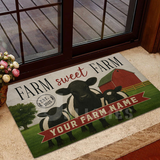UniJames Farm Sweet Farm Doormat (12 Cattle Breeds)
