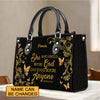Handbags - She Who Kneels Before GOD - Custom Bible Verses Name & Color - Personalized Leather Handbag - CABLTB01040625