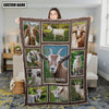 Uni Custom Name Goat Frame Blanket