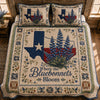 Bluebonnet Bloom 3-Piece Quilted Bedding Set NCU0QD057