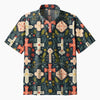 UniJames Boho Floral Cross Christian Hawaiian Shirt