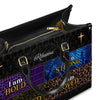 Personalized Leather Handbag - I Am Bold, I Am Strong, I Am Empowered - CABLTHB01250424.