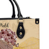 Personalized Leather Handbag - I Am Strong and Beautiful - CABLTHB01150524.