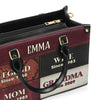 Custom Milestone Leather Handbag – with Personalized Patches - CABLTHB02090424.