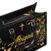 Handbags - Uncover the sacred meaning of your name - Custom Name & Color - Personalized Leather Handbag - CABLTB01090625