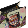 Personalized Scripture Leather Handbag by CABLTHB02080424.