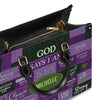 Customized Faith-Inspired Leather Handbag by CABLTHB01080424.