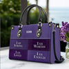 Personalized Leather Handbag, I Am Enough, I Am Loved, Personalized Bags, Gifts for Women, Christmas Gift, CABLTB01290723.