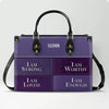 Personalized Leather Handbag, GOD Says I Am, Personalized Bags, Gifts for Women, Christmas Gift, CABLTB01111225.