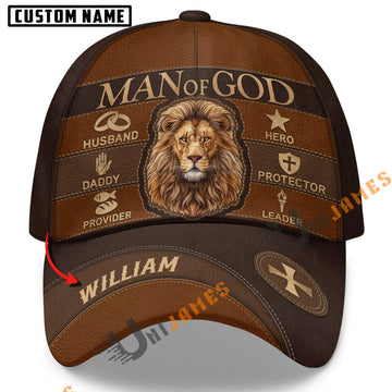 Unijames Man of God Lion Emblem – Christian Role Cap