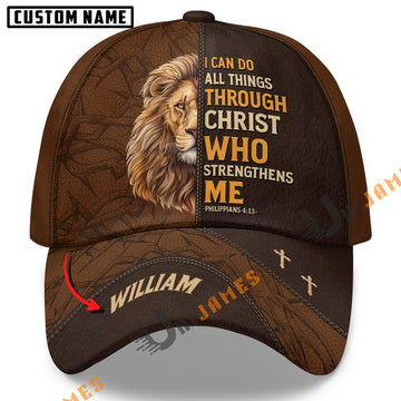 Unijames Strength In Christ Lion Cap