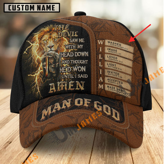 Unijames Head Down, God Up – Lion of Judah Cap