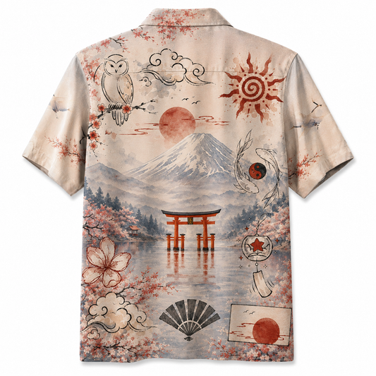 Spirit of Japan Hawaiian Shirt