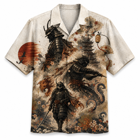 Shadow Ronin Samurai Hawaiian Shirt