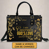 Handbags - Christian Affirmation Leather Handbag for Women – Faith-Based Bible Verse Purse – Inspirational Gift for Moms - CABLTB01062125