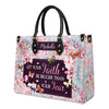 Let Your Faith Be Bigger Than Your Fear, Handbag Design, Monogram Leather Handbag, Gifts for Women, CABLTB05271223.