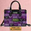 Customized Faith-Inspired Leather Handbag by CABLTHB01080424.