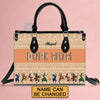  DOPE Mom - DOPE Grandma - Personalized Leather Handbag - CABLTB02121224