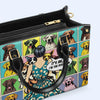 Proud Dog Mom' Pop Art Leather Handbag - CABLTHB08300324.