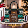 I Am Strong Loved Worthy Enough Leather Handbag, Southwest Native American embroidery Handbag, Gifts for Women, CABLTB01101023.