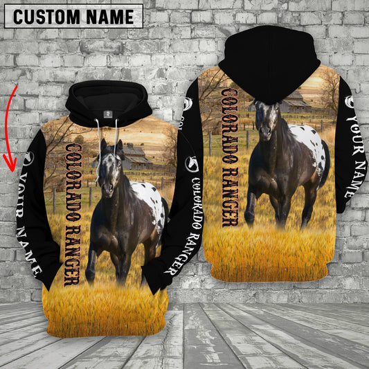 Uni Personalized Name Colorado Ranger House On The Farm 3D Hoodie