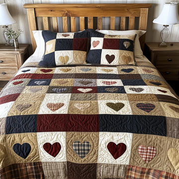 Country Charm 3-Piece Quilted Bedding Set NCU0VH2243