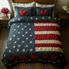 Country Liberty 3-Piece Quilted Bedding Set NCU0DV3979
