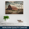 Uni Couple Barn Premium Custom Personalized Name Canvas