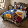 Cowboy Boots 3-Piece Quilted Bedding Set NCU0NT12752
