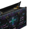 God Is Within Her She Will Not Fail Psalm 46 5 Mandala Leather Handbag, Handbag Design, Personalized Leather Handbag, Gifts for Women, CABLTB0103123.