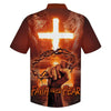 UniJames Crown Of Thorns Faith Over Fear Hawaiian Shirts - Christian Hawaiian Shirt - Hawaiian Summer Shirts