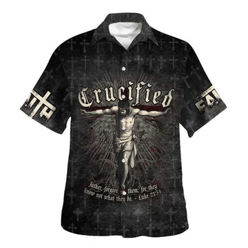 Unique Crucified Crucifixion Of Jesus Hawaiian Shirt
