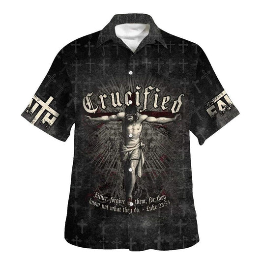 Unique Crucified Crucifixion Of Jesus Hawaiian Shirt