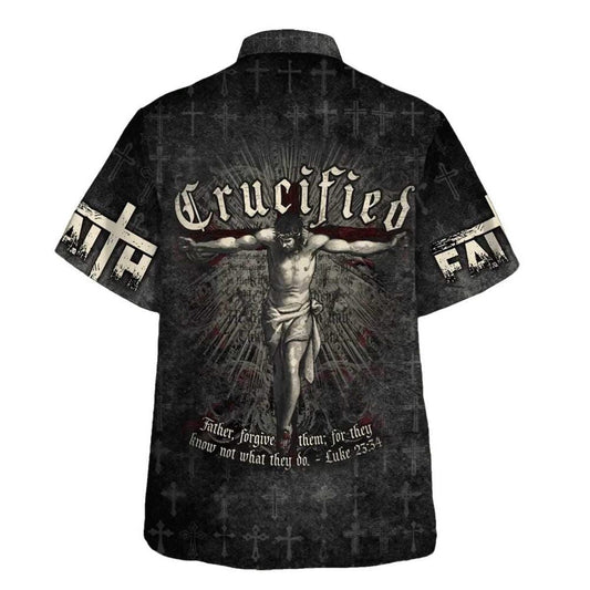Unique Crucified Crucifixion Of Jesus Hawaiian Shirt