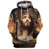 Crucifixion Of Jesus Hoodies Jesus Hoodie Men & Women, God 3D Printed Hoodie, Christian Apparel Hoodies