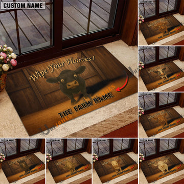 UniJames Wipe Your Hooves Doormat (12 Cattle Breeds)