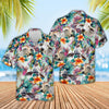 UniJames Colorful Leaf Pattern Hawaiian Shirt (14 Styles)