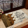 Uni Personalized Three Cows Home Sweet Home Doormat (10 Cattle Breeds)