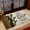 Uni Personalized Three Cows Home Sweet Home Doormat (10 Cattle Breeds)