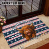 Uni Personalized Funny Cow Welcome To Our Farm Doormat