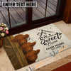 Uni Personalized Three Cows Home Sweet Home Doormat (10 Cattle Breeds)