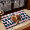 Uni Personalized Funny Cow Welcome To Our Farm Doormat