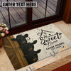 Uni Personalized Three Cows Home Sweet Home Doormat (10 Cattle Breeds)