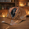 Unijames Personalized Western Horse Leather Style Cap